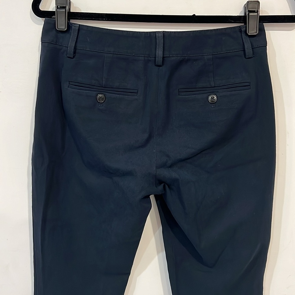 Theory Navy Blue Straight Leg Dress Pants Trousers size 4 - Picture 11 of 12